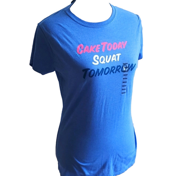 Reebok cake today squat tomorrow t-shirt - Picture 3 of 7